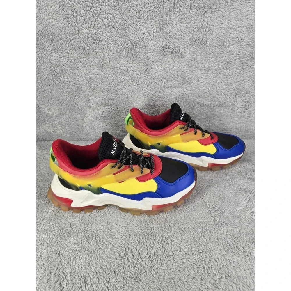 Men's Mazino Molten Casual Chunky Sneakers Multi Colored Size 8